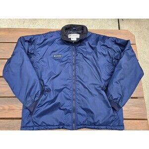 Columbia Jacket Model #SM5130 Mens Large Navy Blue